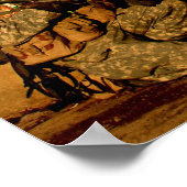 ラブノートオンザウォール軍隊恋しく思ズ・ユー ポスター (角)