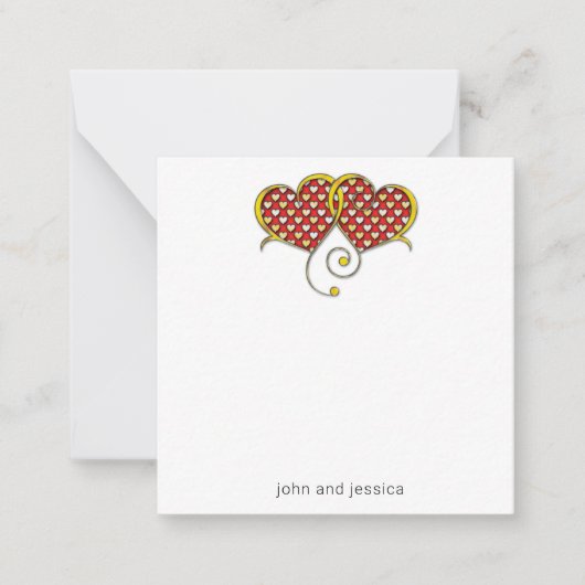 ラブノートカードデザイン ノートカード (正面)