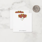 ラブノートカードデザイン ノートカード (正面/裏面インサイチュ)