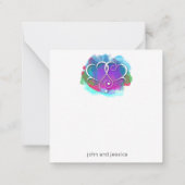 ラブノートカードデザイン ノートカード (裏面)