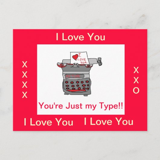 ラブノートカード ポストカード (正面)