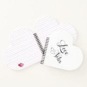 ラブノートスエレガントクリプト(名前は白黒) ノートブック (内部)