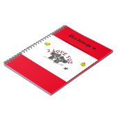 ラブノートブックネズミ ノートブック (左側)