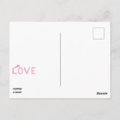 ラブノートポストボックスはがき ポストカード (裏面)