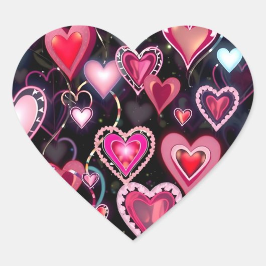 ラブノート ハートシール (正面)