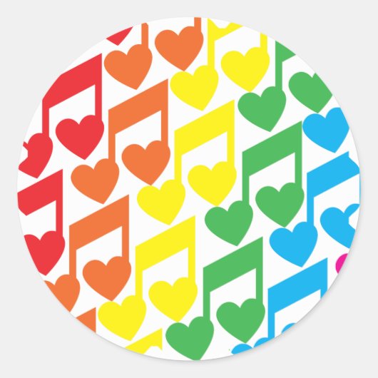 ラブノート ラウンドシール (正面)