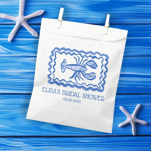 ラブノートfromシーロブスターカスタムブライダルシャワー フェイバーバッグ