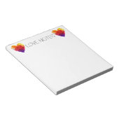 ラブノートRainbow Notepad ノートパッド (アングル)