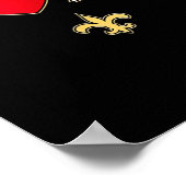 ラブノーラニューオーリンズ（紋章の）フラ・ダ・リハートノーラ ポスター (角)