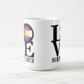 ラブハイランズランチコロラド15オズ コーヒーマグカップ (中央)