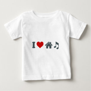 ラブハウスミュージック ベビーTシャツ