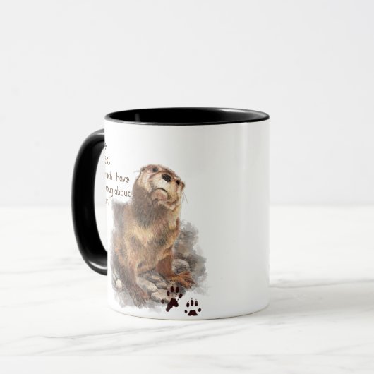 ラブハウスレンツォ私おもしろい引用文マグ マグカップ (正面左)