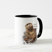 ラブハウスレンツォ私おもしろい引用文マグ マグカップ (正面右)