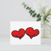 ラブハガキに2枚 ポストカード (スタンド正面)