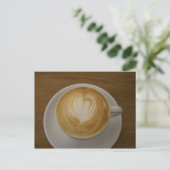 ラブハガキの入ったコーヒーから ポストカード (スタンド正面)