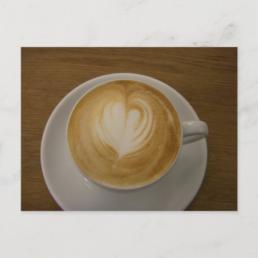 ラブハガキの入ったコーヒーから ポストカード (正面)