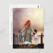 ラブハガキ海(文字) ポストカード (正面/裏面)