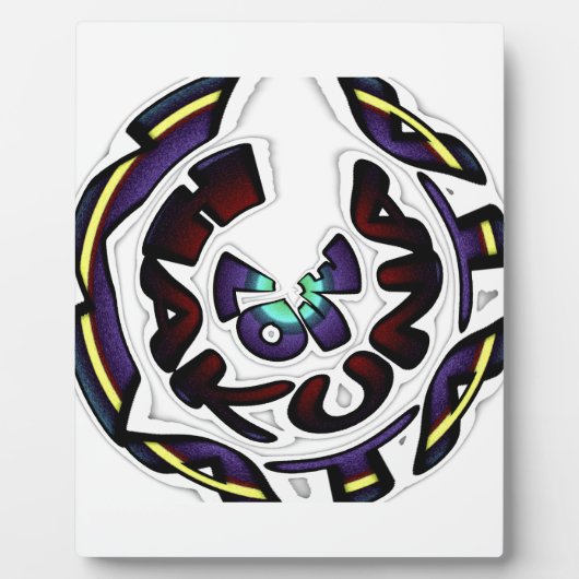 ラブハクナマタタアートプリント フォトプラーク (正面)