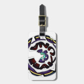 ラブハクナマタタアートプリント ラゲッジタグ (正面縦)