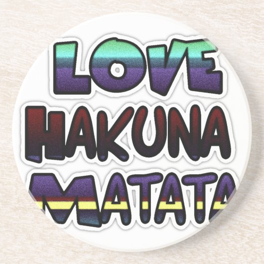 ラブハクナマタタギフト コースター (正面)