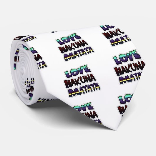 ラブハクナマタタギフト ネクタイ (ロール)