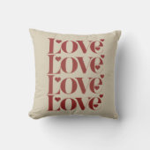 ラブハッピーバレンタインデーバレンタインカップル クッション (正面)