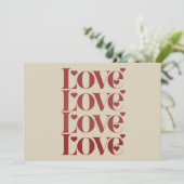 ラブハッピー バレンタインデー バレンタイン カップル シーズンカード (スタンド正面)