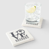 ラブハナハンSC ストーンコースター (横)