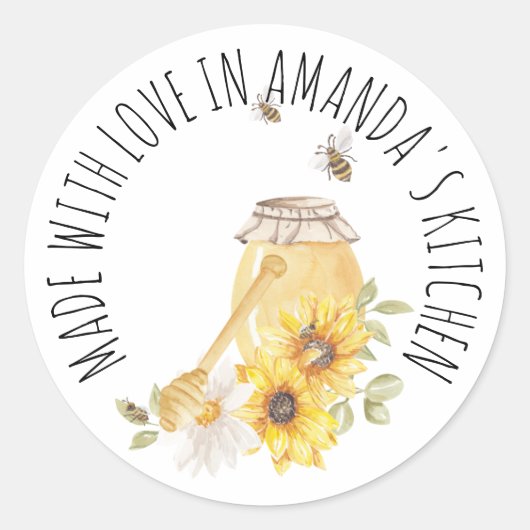 ラブハニージャーフローラ製クラシック ラウンドシール (正面)