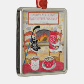 ラブハリーウォーター色聖なる書物、 経典クリスマス メタルオーナメント (右)