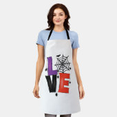 ラブハロウィーン エプロン (着用した状態)
