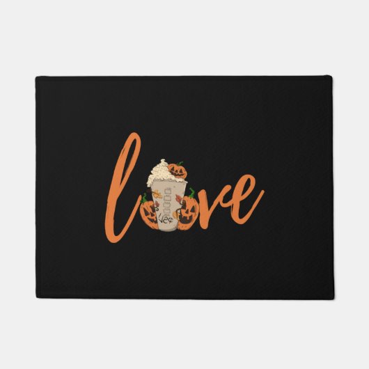 ラブハロウィーン ドアマット (正面)