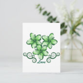 ラブハワイプルメリア ポストカード (スタンド正面)