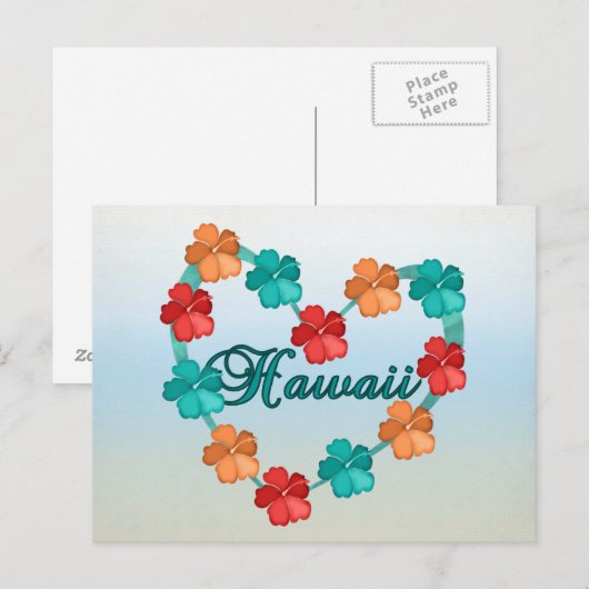 ラブハワイ ポストカード (正面/裏面)
