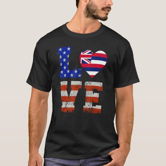 ラブハワイ Tシャツ (正面)