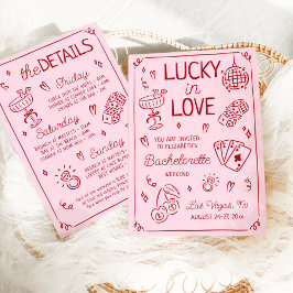 ラブハンドお洒落ドローバチェロレッテ 招待状