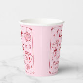ラブハンドお洒落ドローバチェロレッテ 紙コップ (右)