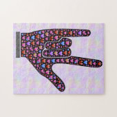 ラブハンドサインパズル ジグソーパズル (横)