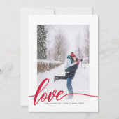 ラブハンドレターフォトバレンタインデー シーズンカード (正面)