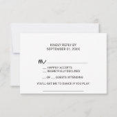 ラブハーツソングリクエスト RSVP カード (裏面)