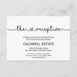 ラブハーツ ウェディング レセプション 封入カード エンクロージャーカード