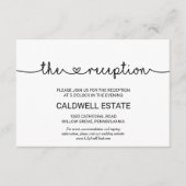 ラブハーツ ウェディング レセプション 封入カード エンクロージャーカード (正面)