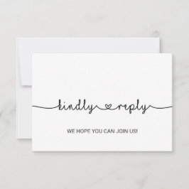 ラブハーツ メニュー選択 RSVP カード