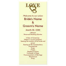 ラブハートとレッド結婚・ローズのラック・カード