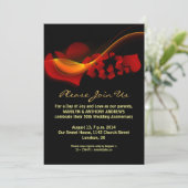 ラブハートのアニバーサリー招待状 招待状 (スタンド正面)