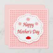 ラブハートの母の日 シーズンカード (正面/裏面)