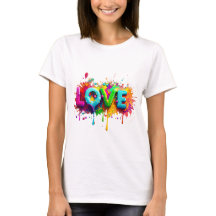 ラブハートの美意識ガールTシャツ 💕