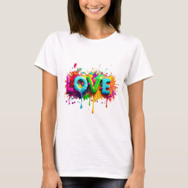 ラブハートの美意識ガールTシャツ 💕 Tシャツ