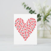 ラブハートアイコンアート ポストカード (スタンド正面)