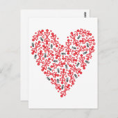 ラブハートアイコンアート ポストカード (正面/裏面)